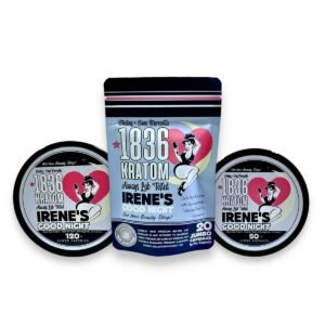 1836 Kratom Blend Dark Red Irene's Good Night Kratom Capsules